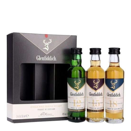 Glenfiddich Cask Collection Set 3 x 5cl